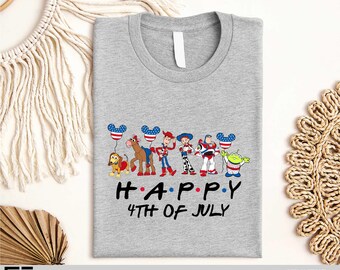 Disney Toy Story Happy 4th of July T-shirt, Disneyland America Flag Shirt, Disney World Patriotic Sweatshirt, Independence Day Tee, USA Tee