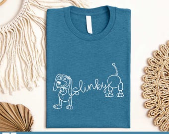 Toy Story Slinky Dog Shirt, Disney Toy Story Characters Sweater, Disney Dog Lover T-shirt, Gift For Dog Lover, Disney World Tee, Youth Shirt