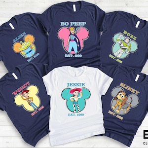 Disney Toy Story Shirt, Disneyland Trip Sweatshirt, Pixar Toy Story Movie T-shirt, Woody Bo Peep Jessie Alien Buzz Lightyear Slinky Dog Tee