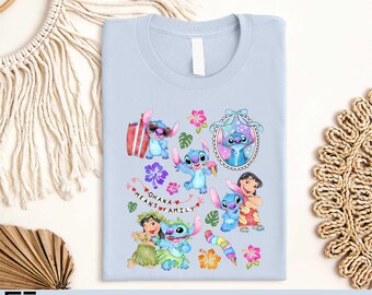 Disney Stitch T-Shirt, Ohana Means Family Shirt, Disney Hawai Tee, Disney Coquette Bow Sweatshirt, Lilo And Stitch Sweater, Disney Trip Tee