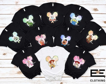 Watercolor Mickey Head Toy Story All Character T-shirt, Disney Trip Sweatshirt, Woody Jessie Bo Peep Buzz Lightyear Slinky Dog Rex Shirt