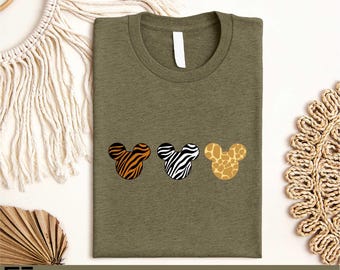 Disney Animal Kingdom Shirt, Disney Safari Sweatshirt, Disney Mickey Shirt, Mickey Head Cheetah Shirt,Mickey Leopard Shirt,Disney Trip Shirt