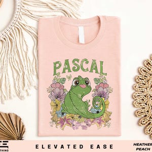 Rapunzel Floral Pascal Shirt, Disney Pascal Sweatshirt,Tangeled Shirt,Rapunzel Shirt,Disney Princess T-shirt,Disneyland Shirt,WDW Pascal Tee
