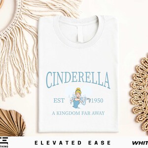 Assepoester est 1950 shirt een koninkrijk ver weg, shirt Disney prinses, sweatshirt prinses Assepoester, shirt Disney Girl, shirt Disneyland shirt