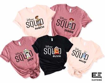 Custom Disney Squad Toy Story Shirt, Toy Story Charactes T-shirt, Disneyland Family Trip Sweatshirt, Disney World Vacation Tee, Disney Gift