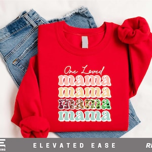 Comfort Colors One Loved Mama Shirt, Mothers Day Shirt, Mama Sweatshirt, Cute Mom T-shirt, Gift For Mama, Mom Life Shirt, Mothers Day Gift