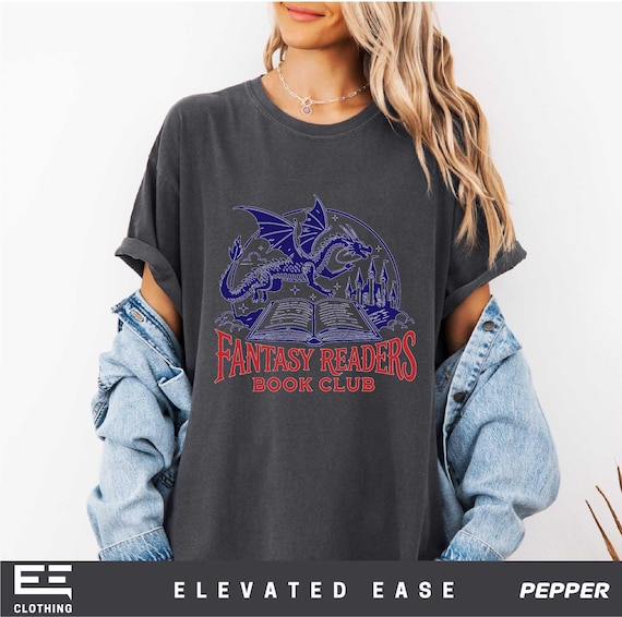 Comfort Colors Fanstasy Readers Book Club Shirt, Fantasy Book