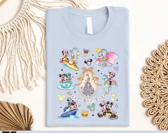 Disney Best Day Ever Coquette Bow T-shirt, Disneyland Magical Castle Shirt, Disney World Family Vacation Sweatshirt, Cute WDW Kids Gift