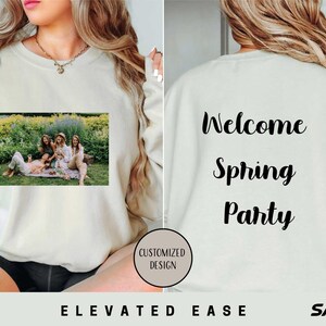 Comfort Colors Custom Shirt, Custom Text And Photo Sweatshirt, 2-Sided Custom Shirt, Custom Photo Shirt, Personalized Shirt, Your Text Here