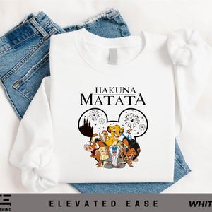 Hakuna Matata Shirt, Lion King Animal Kingdom Sweater, Disney Family Trip Shirt, Disney Matching T-Shirt, Disney Vacation Sweatshirt,
