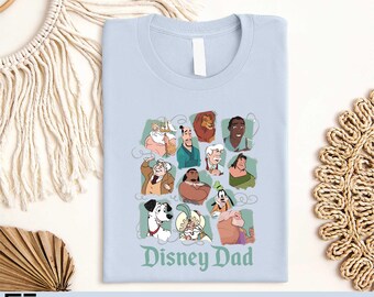 Disney Dad Shirt, Disney Movie Men Character T-shirt, Father's Day Gift, Disney Holiday Sweatshirt, Gift For Dad, Disney Dad Trip Sweater