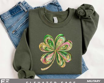 Comfort Colors Shamrock Shirt, St Patricks Day Shirt,Four Leaf Clover, Cute Shamrock Shirt, Patricks Day Gift,Saint Patricks Day,Irish Shirt