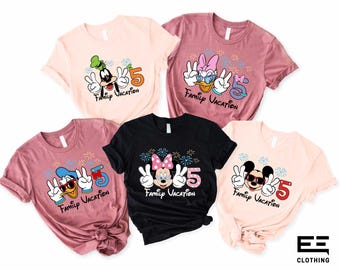 Disney Family Vacation 2025 Shirt, Mickey And Friends Family Trip T-shirt, Mickey And Minnie Mouse Sweatshirt, Disney Group Sweatshirt