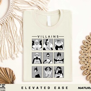 Disney Villains Shirt, Disney Movie Characters T-shirt, Evil Friends Matching Sweatshirt, Disney Bad Girls Sweater, Disneyland Trip T-shirt