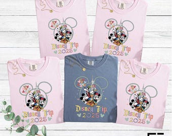Comfort Colors Disney Shirt,Disney Trip 2026 Shirt,Disneyworld Sweatshirt,Disney Couple Shirt,Disney Vacation Shirt,Mickey And Friends Shirt