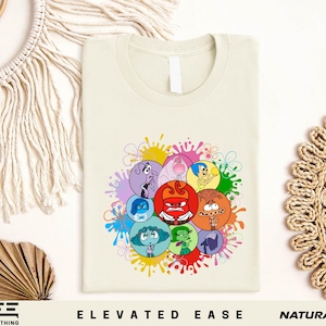 Inside Out Characters Shirt, Disneyland Family Matching Tee, Inside Out 2 Group Shirt, Pixar Emotions Disney Trip T-Shirt, Disneyland Shirt