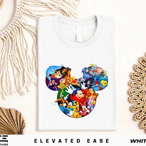 Disney All Characters Mickey Ears T-shirt, Disney Themed Shirt, Disneyland Shirt, Disneyworld Shirt,Disney Trip Shirt,Disney Magical Kingdom