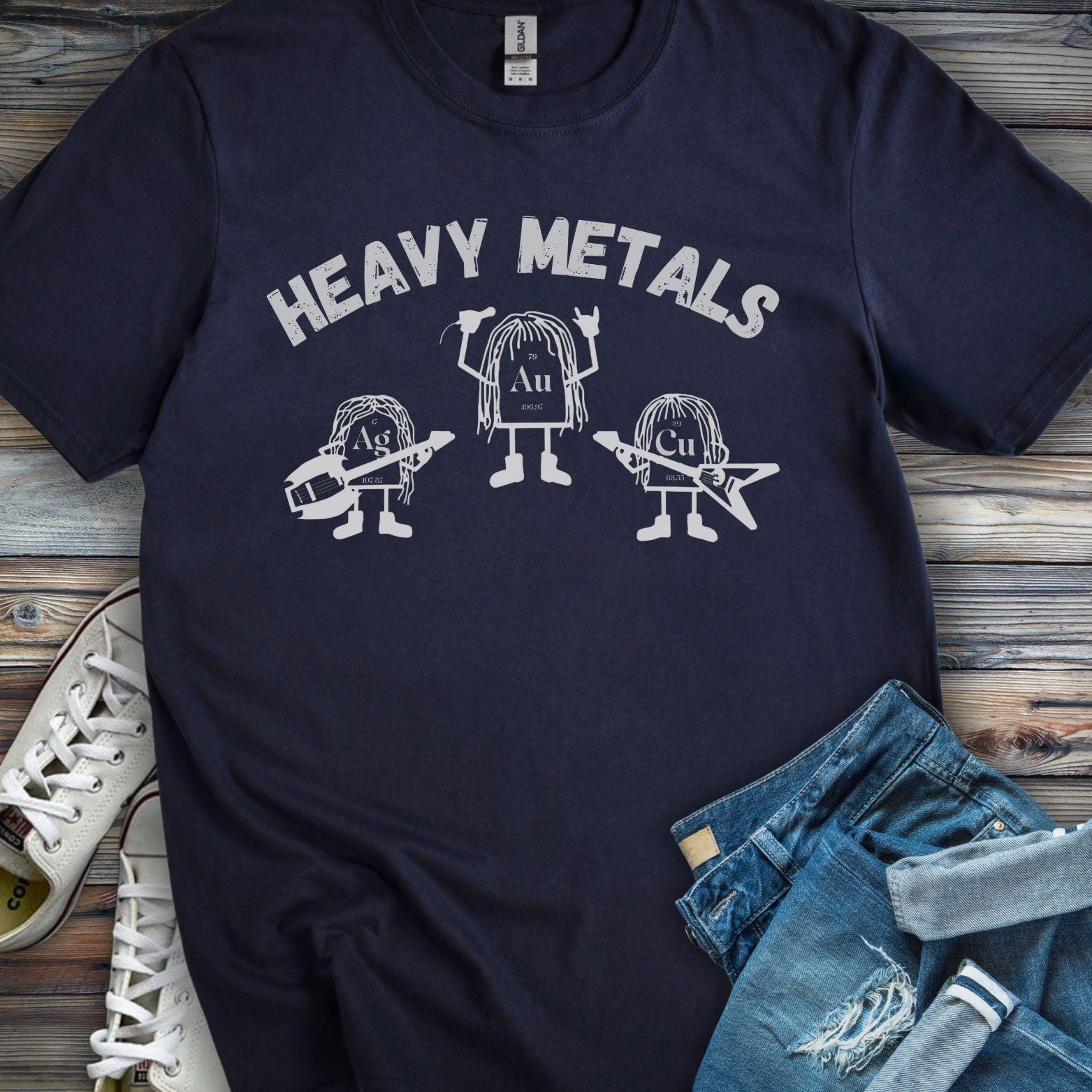 Heavy Metals Band Science Chemistry Shirt/Funny Chemistry gift stem teacher/teacher appreciation gift/microbiology tee/educator shirts/phd