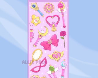 Sailor Accessories Sticker Sheet + Bookmark