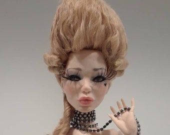 Custom Marie Antoinette Art Doll by Moninesfaeries
