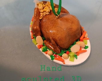 Thanksgiving Turkey Christmas Ornament