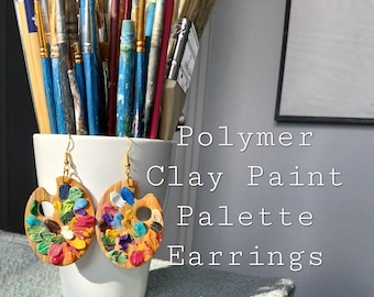 Paint Palette Earrings