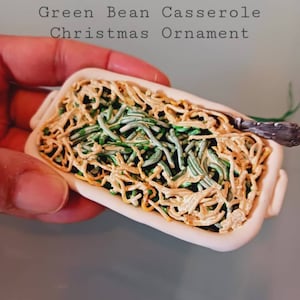 Green Bean Casserole Christmas ornament