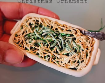 Green Bean Casserole Christmas ornament