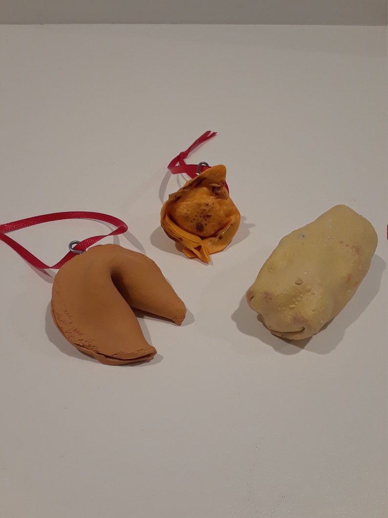 Fortune Cookie Gift Tag Ornament Etsy