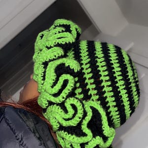 Handmade Crochet Ruffle Hat