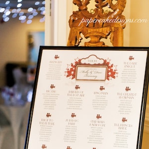 Tableau des tables de mariage / Plaque grand format DIY numérique imprimable PDF / Réception de bienvenue / Menu du bar / Divers panneaux de table