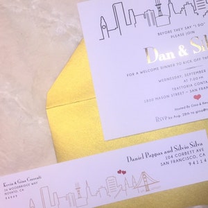 Guest Address Label Wrap Printing / Wedding Invitation / Return Addresses / THIS IS A DEPOSIT
