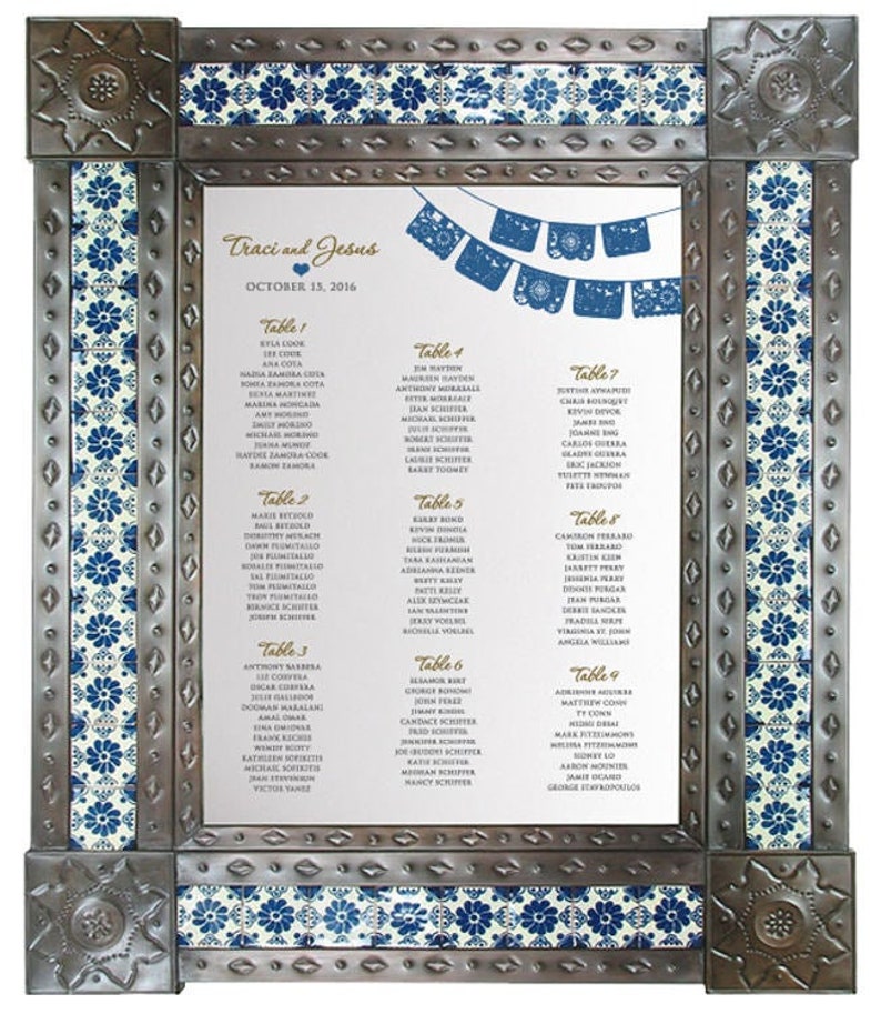 Wedding Seating Chart / Large Format Sign DIY Digital Printable PDF / Welcome Reception / Bar Menu / Misc Table Signs image 4