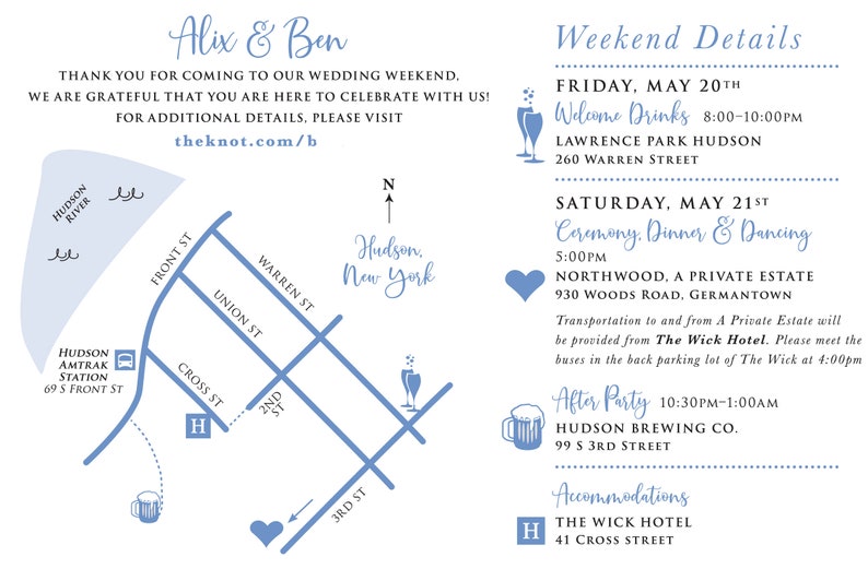 Wedding Map Custom Design / Printable DIY Digital Files / - Etsy