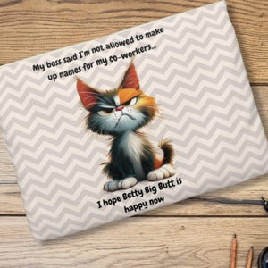 Funny Zippered Pouch Accessory Bag Funny Makeup Bag Sassy Small Pouch Sarcastic Pencil Case Sassy Work Gift Snarky Office Humor Pouch