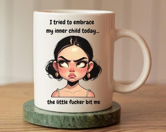 Snarky Girl Coffee Mug: Adult Humor Gag Gift