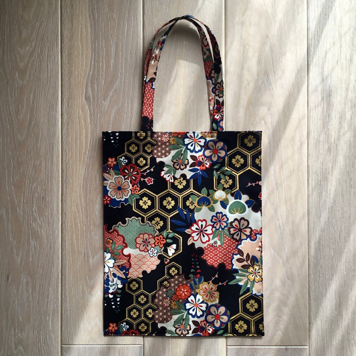 Japanese Tote Bag Golden Elegance TIGHT 'N' TIDY Tote Etsy
