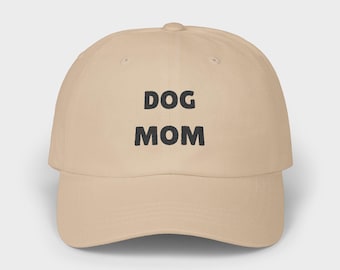 Dog Mom Embroidered Baseball Hat - Pet Lover Dad Cap