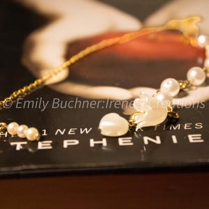 Gold Lily of the Valley Bookmark
