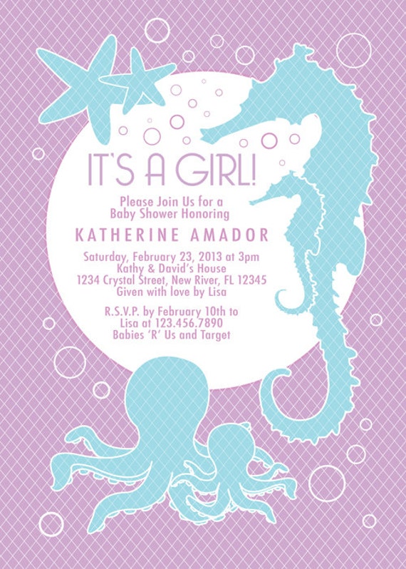 ocean themed baby shower girl