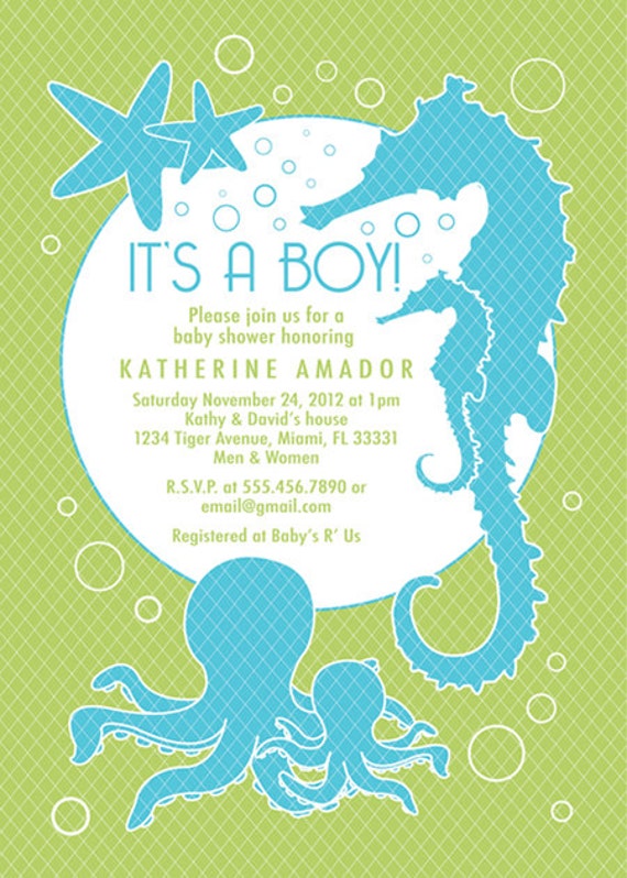 ocean themed baby shower