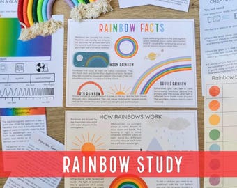 Rainbow Mini Einheit Studie: Wissenschaft & Schnitzeljagd (Digitaler Download)