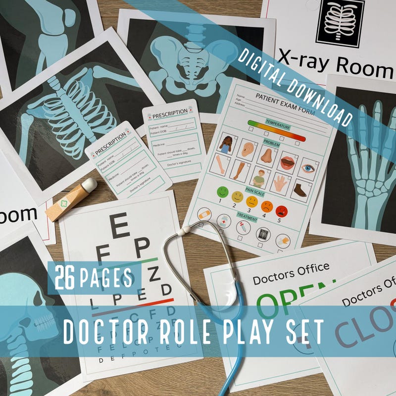 Doctor Set Printable Doctor Office Download - Etsy UK