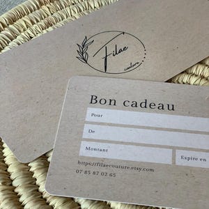 Bon cadeau Filae Couture