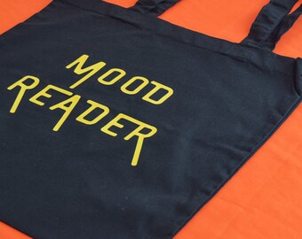 Buchliebhaber Tragetasche Mood Reader Bio-Baumwolle Tragetasche Bookish Merch Buchliebhaber Geschenke Buchtasche Leser Geschenke