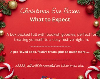Hey Booklover Adults Christmas Eve Box | Bookish gift | Book Box | Christmas Gift | Xmas Gift | Book Lover Gift