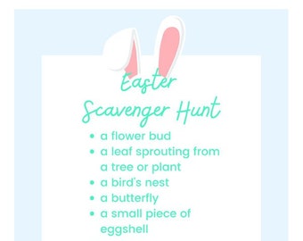 Easter printables scavenger hunt and word search pages