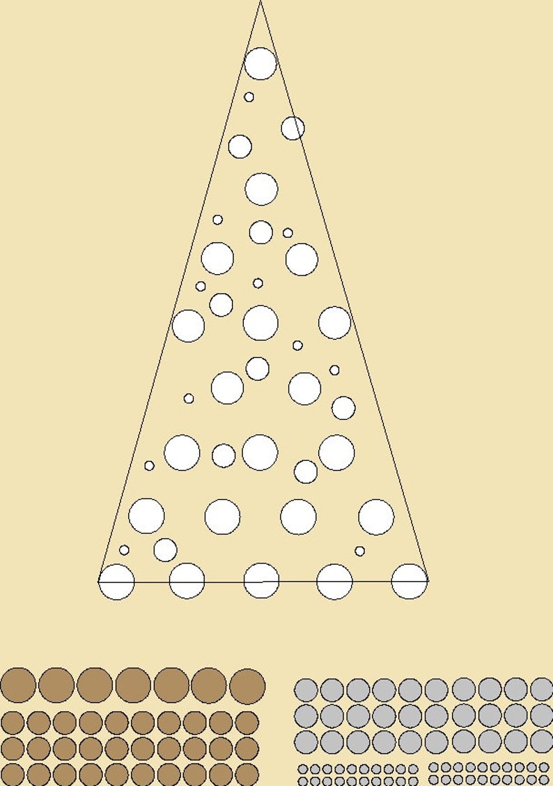 Polka Dot Christmas Tree dot decal set image 4