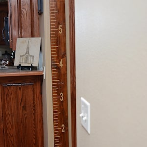 Growth Chart DECAL ONLY to apply to your own board or wall