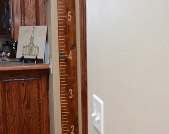 Growth Chart DECAL ONLY to apply to your own board or wall